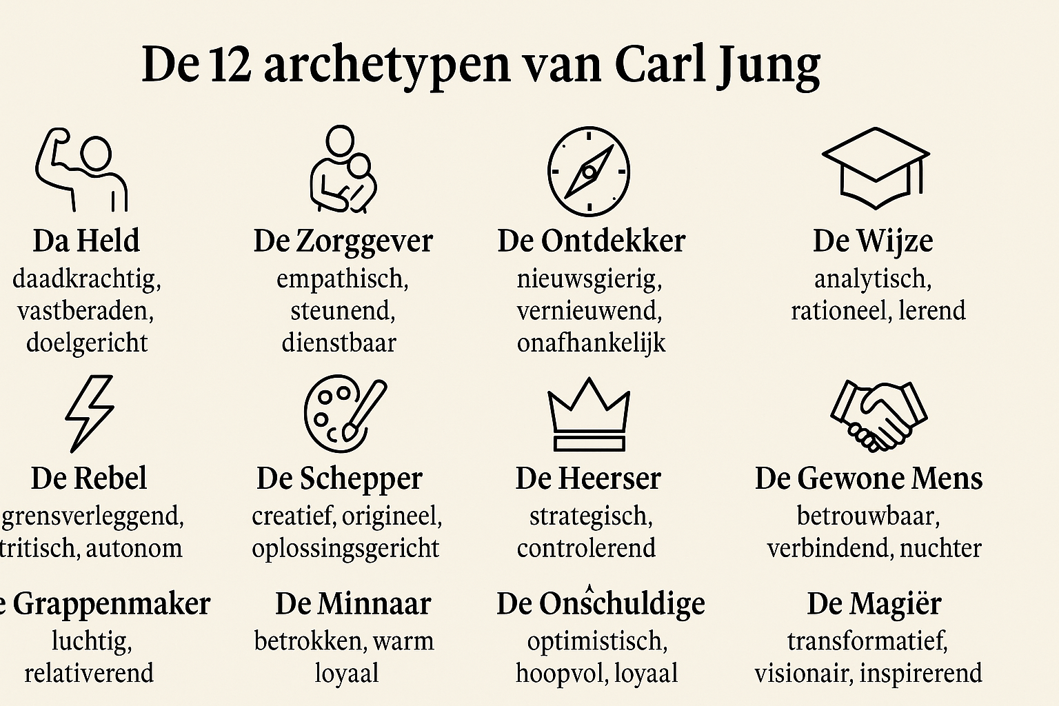 De archetypes van Carl Jung