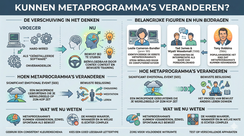 Kunnen metaprogramma's veranderen?